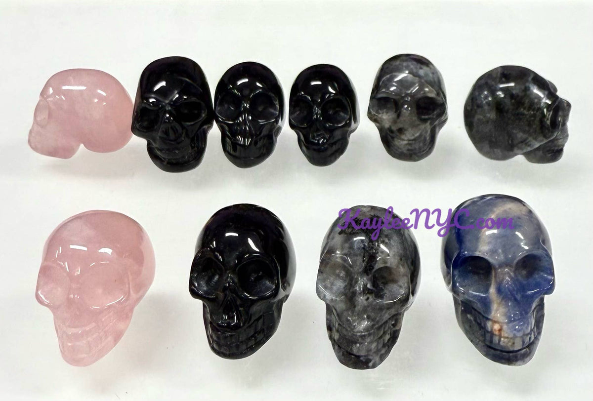 Assorted Stone Skulls