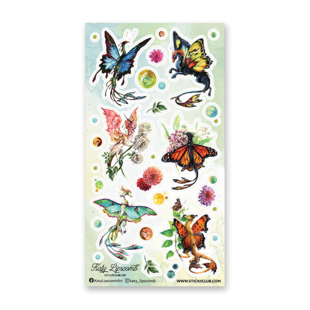 Dragon-Flies Sticker Sheet