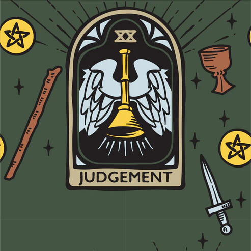 Tarot Nouveau Judgement Crew Socks
