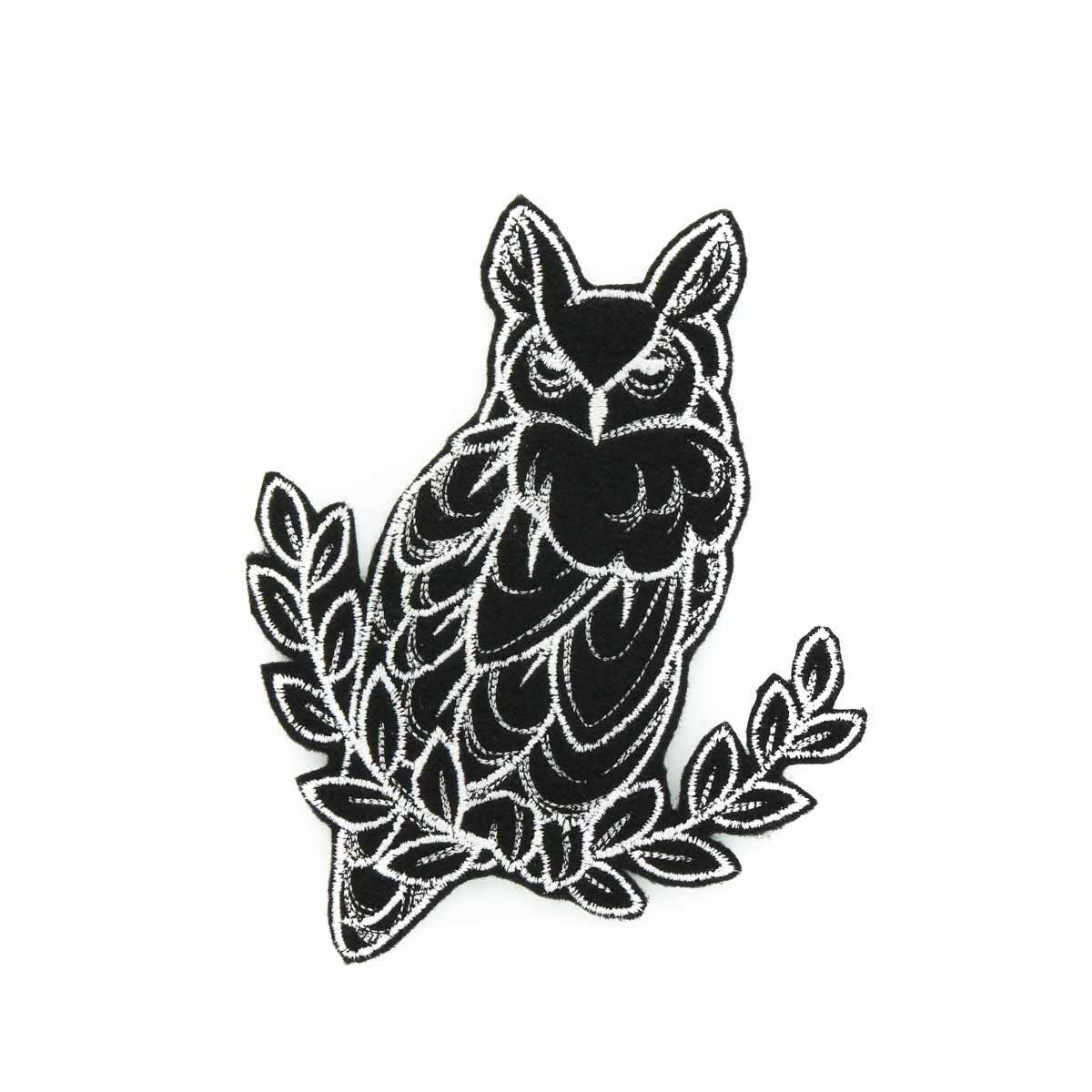 Great Horned Owl Iron On Patch
