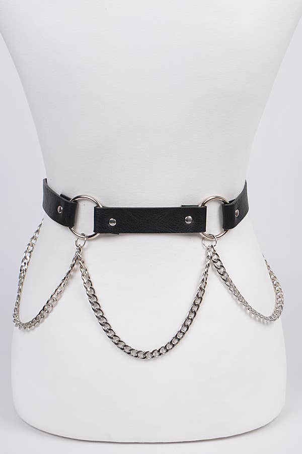 Black Belt with Loops and Chains