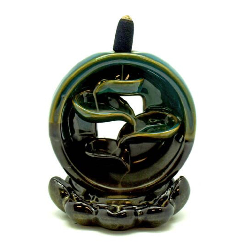 Ceramic Leaf Back Flow Burner