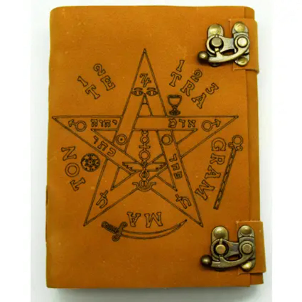 Tetragrammaton Embossed Soft Leather Journal
