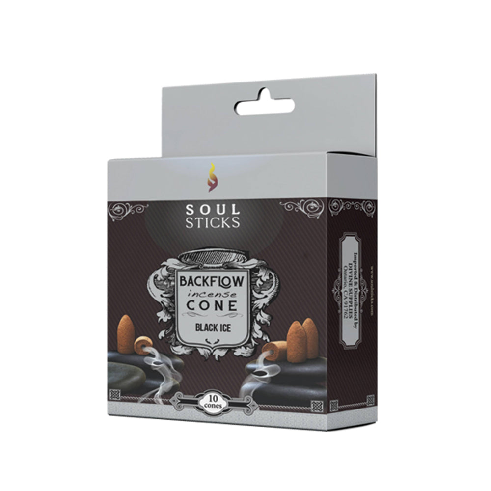 Backflow Incense Cones Black Ice