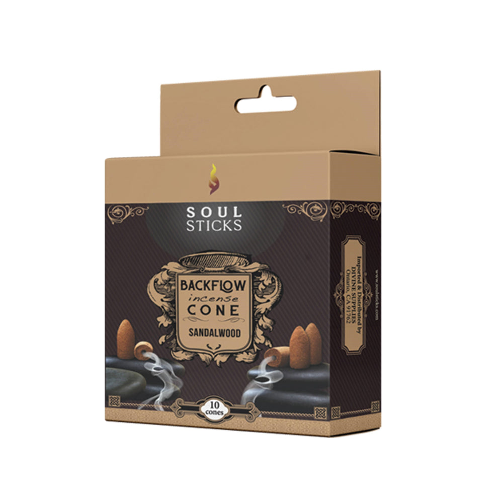 Backflow Incense Cones Sandalwood