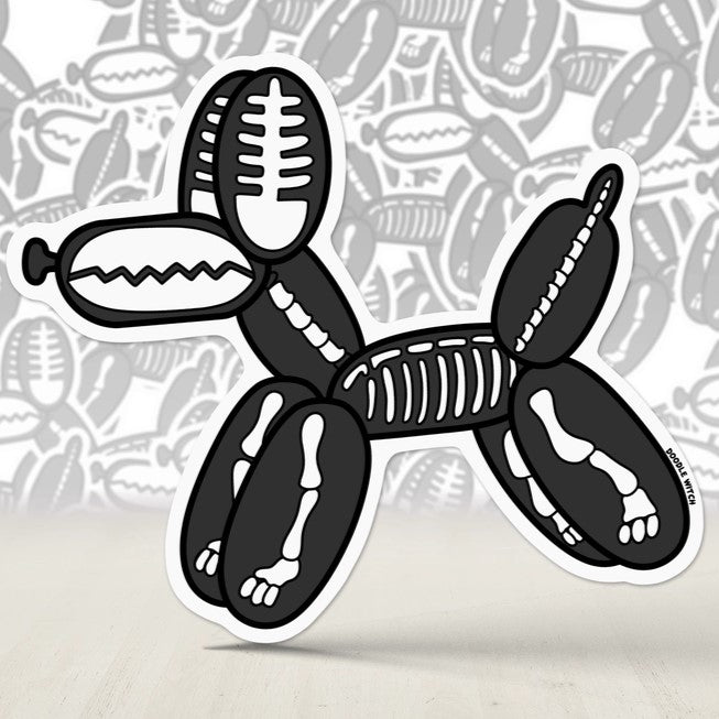 Balloon Animal Bones Sticker