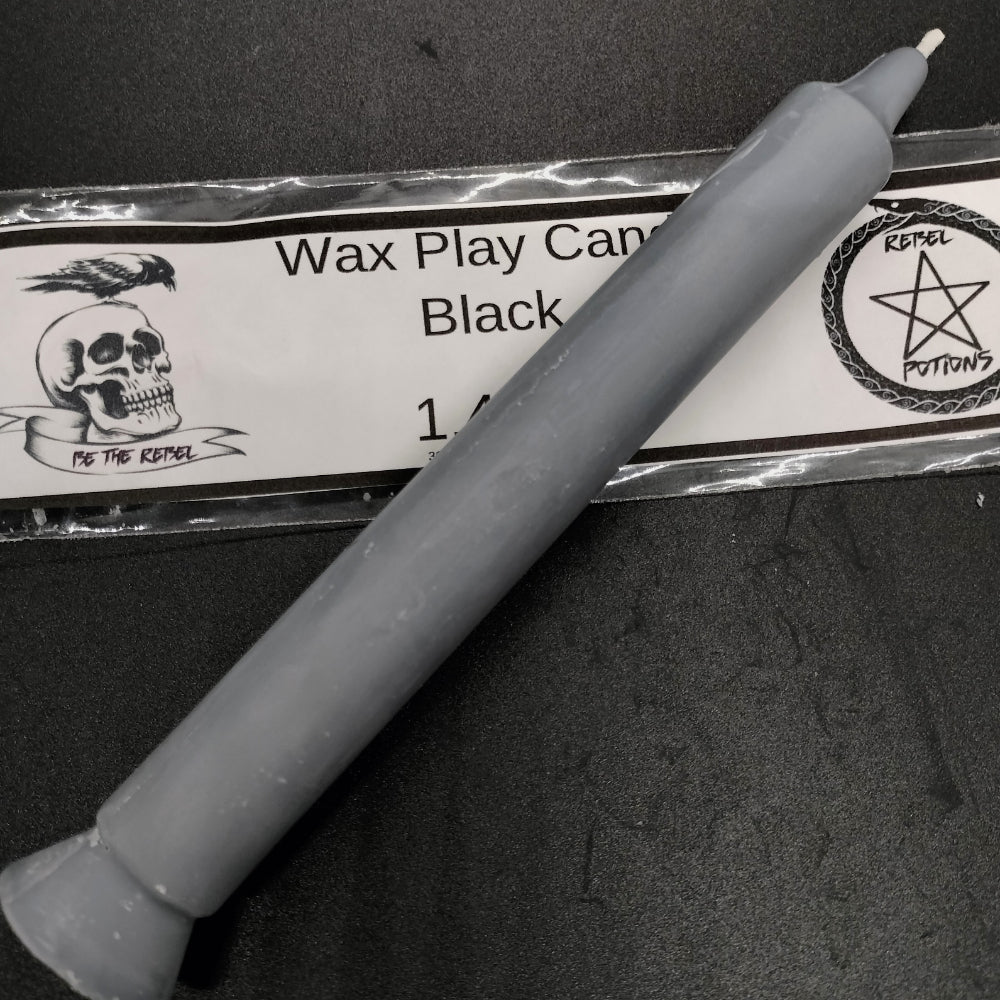Wax Play Candles Adult Rebel Potions Black  