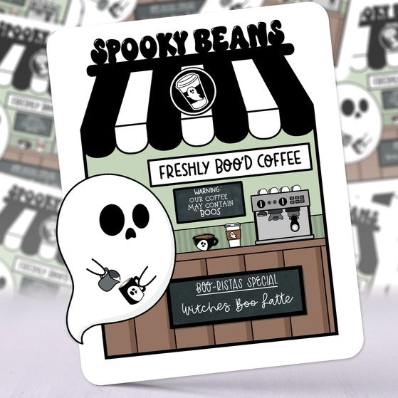Boo-rista Sticker