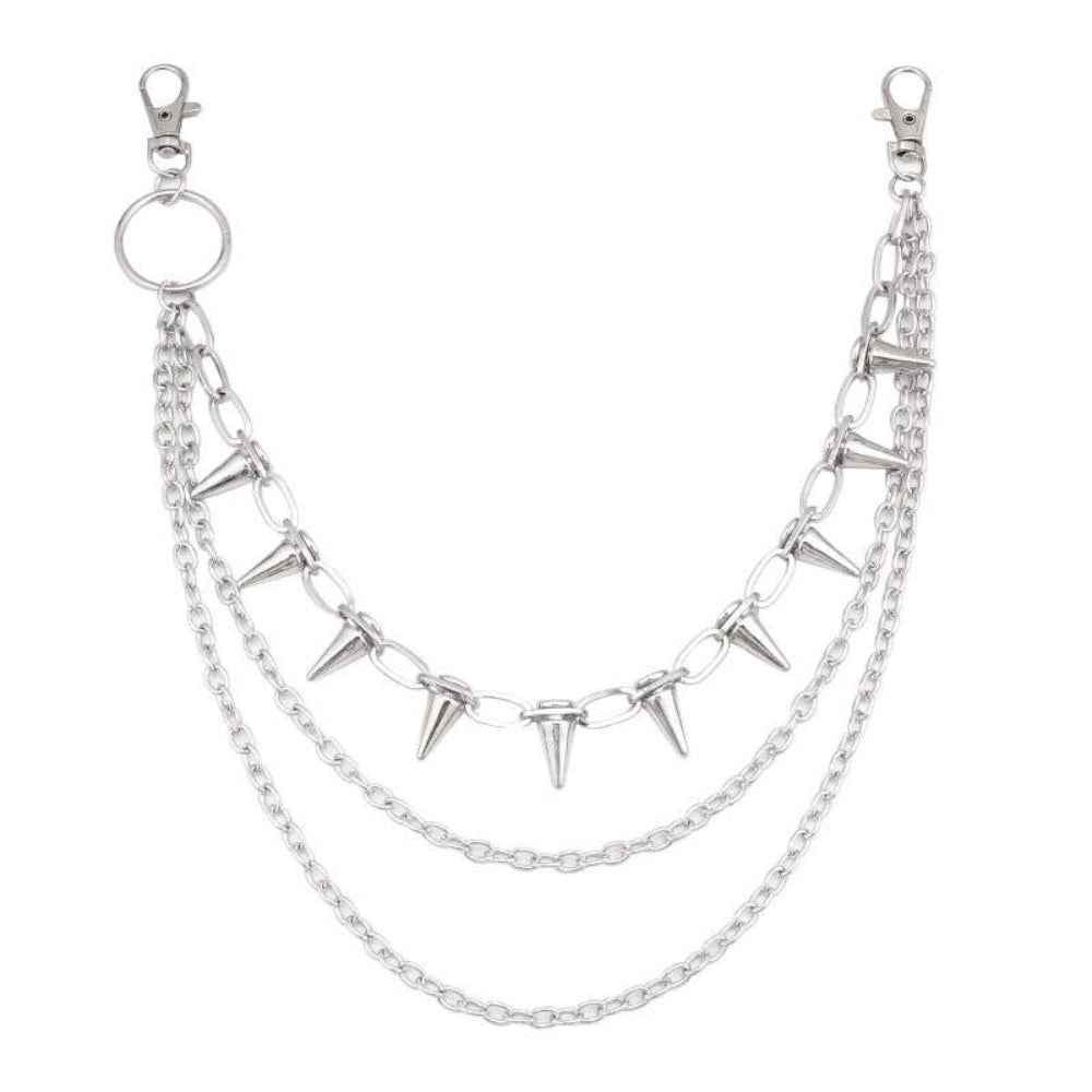 Chain and Spikes Waist Chain