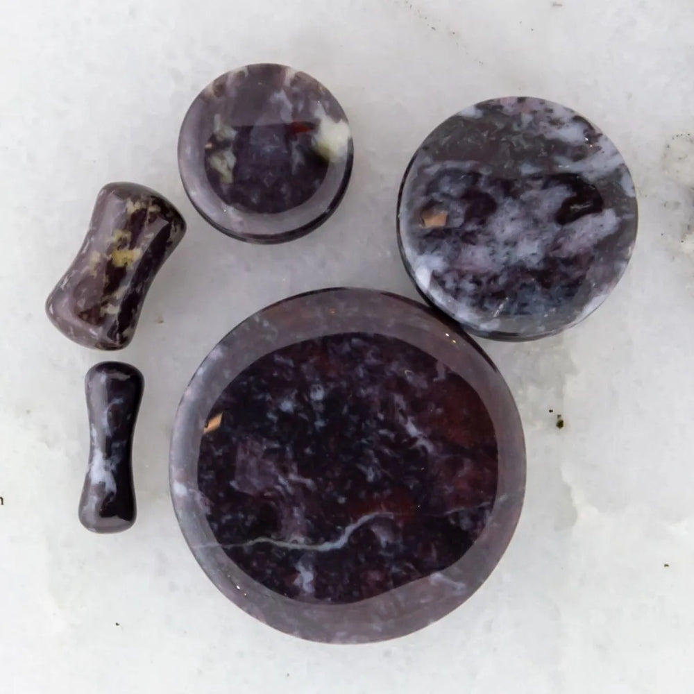 Chicken Blood Stone Plugs