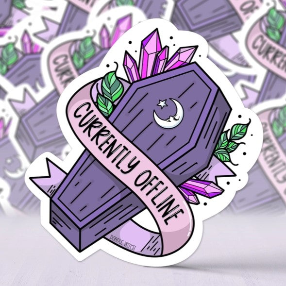 Currently Offline Sticker
