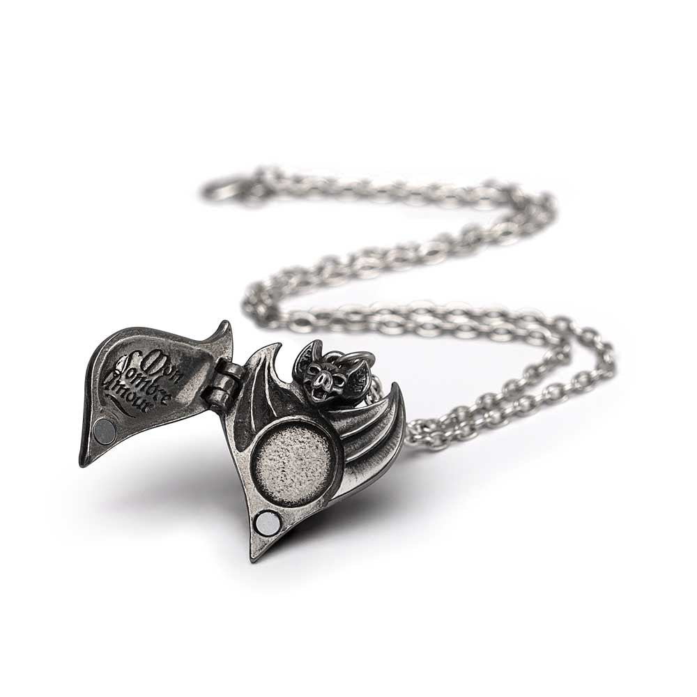Darken Heart Locket Necklace