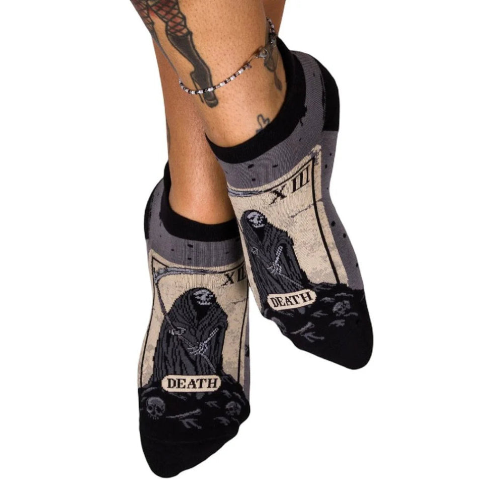 Death Tarot Card Ankle Socks