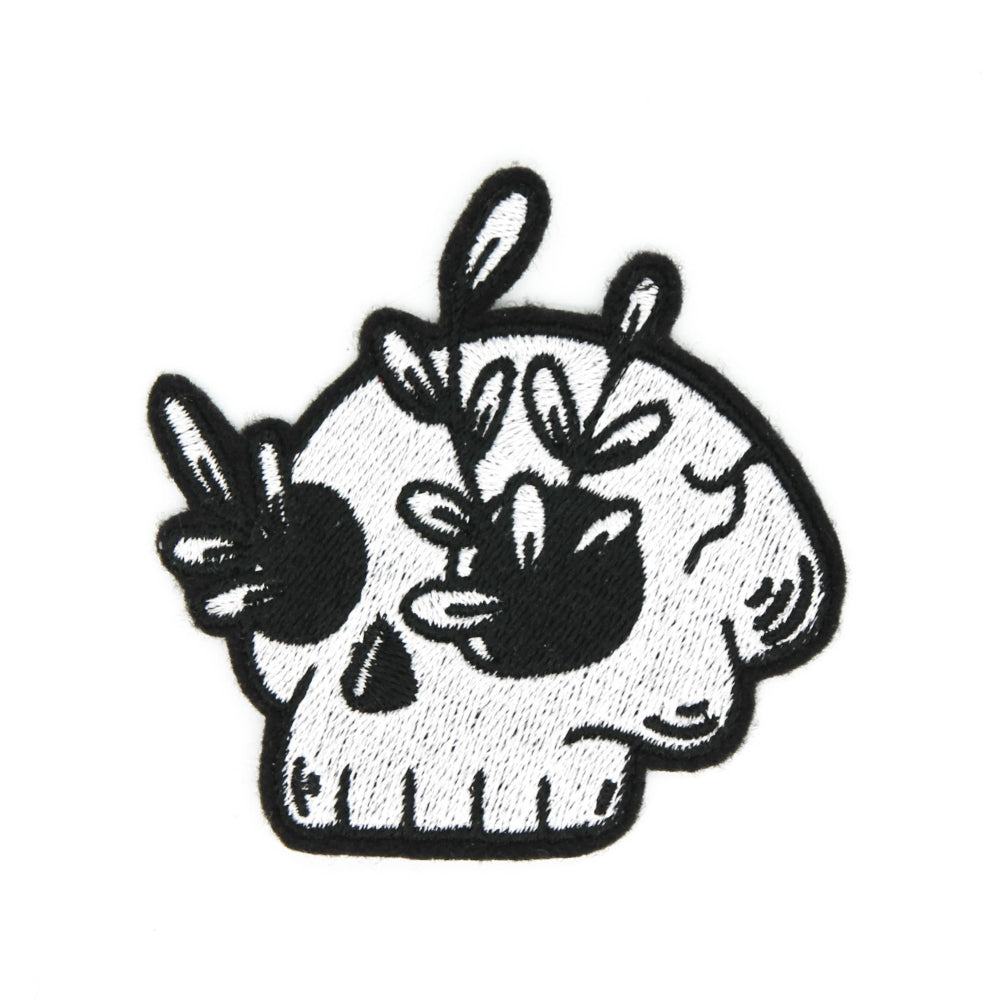 Death Garden Skull Iron on Patch
