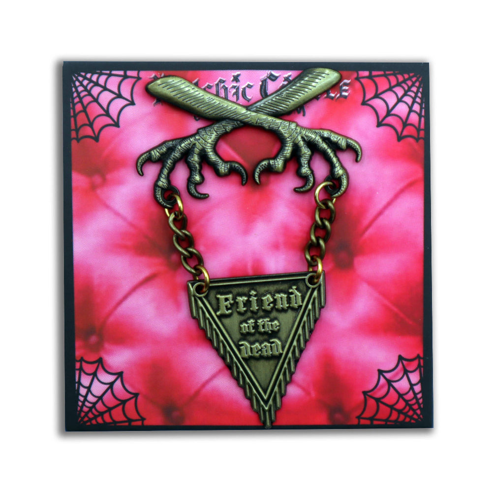 Friend of the Dead Metal Pin