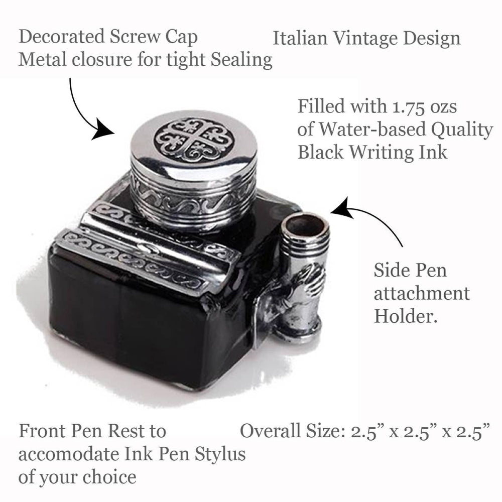 Glass Inkwell