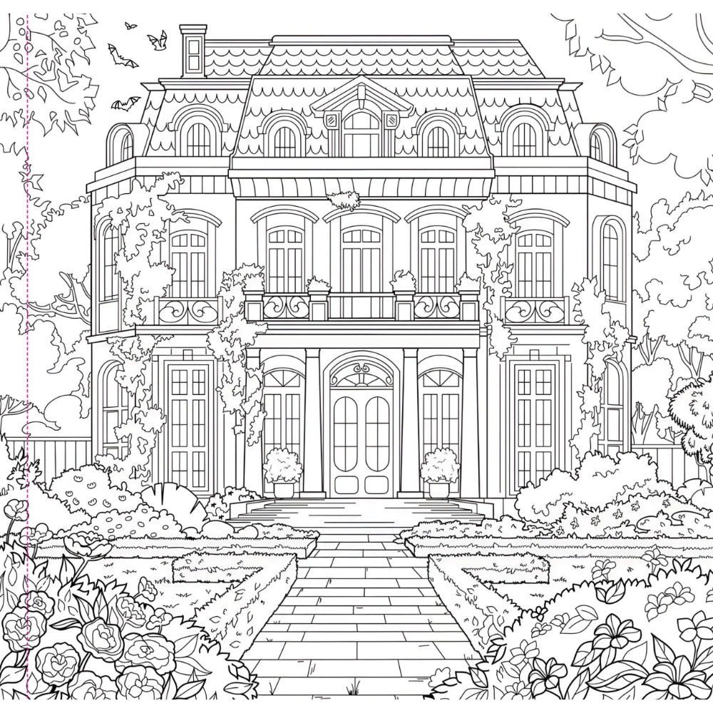 Goth Garden Coloring Book