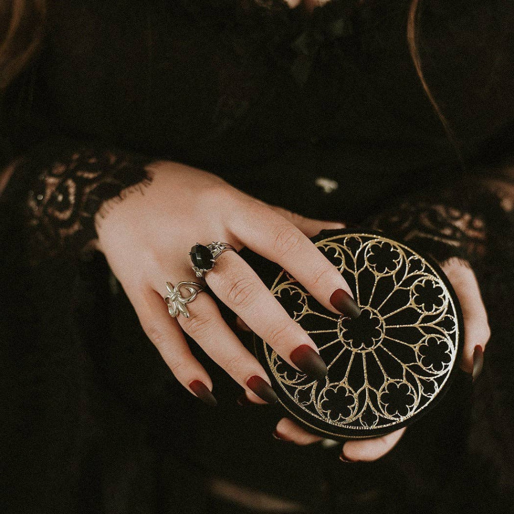Gothic Window Travel Jewelry Box