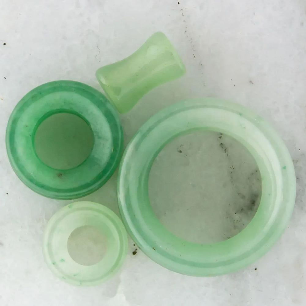 Green Aventurine Stone Tunnels