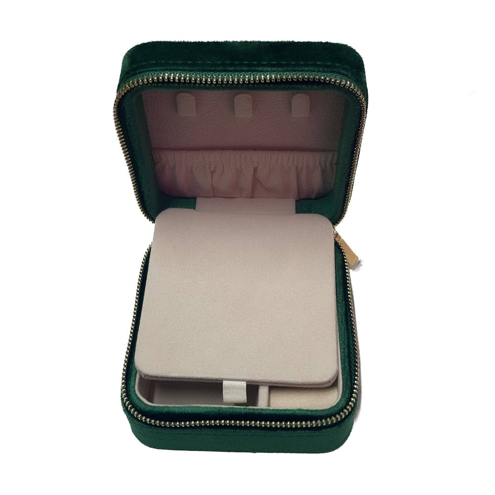 Green Witch Mushroom Travel Jewelry Box