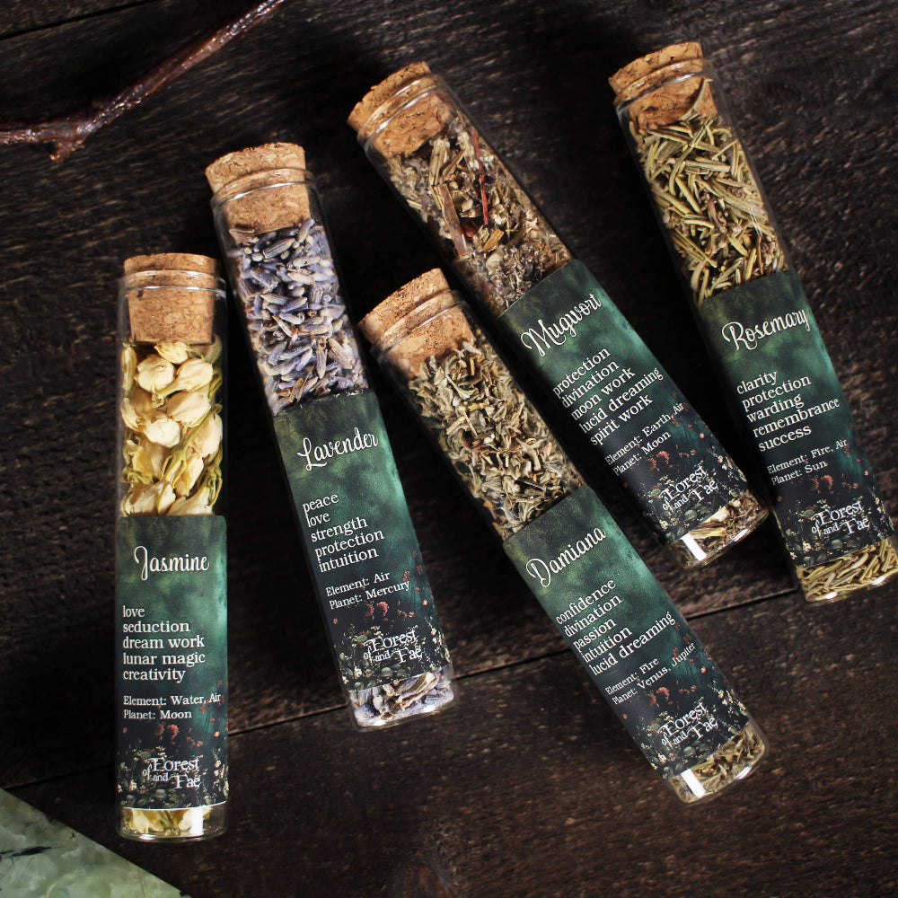 Herbs for Spellcraft 5 Herb Set