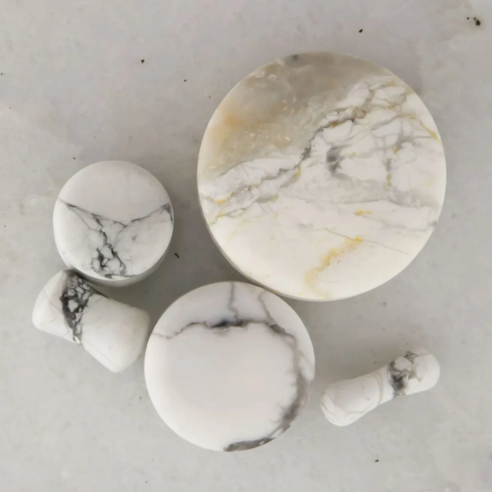 Howlite Stone Plugs
