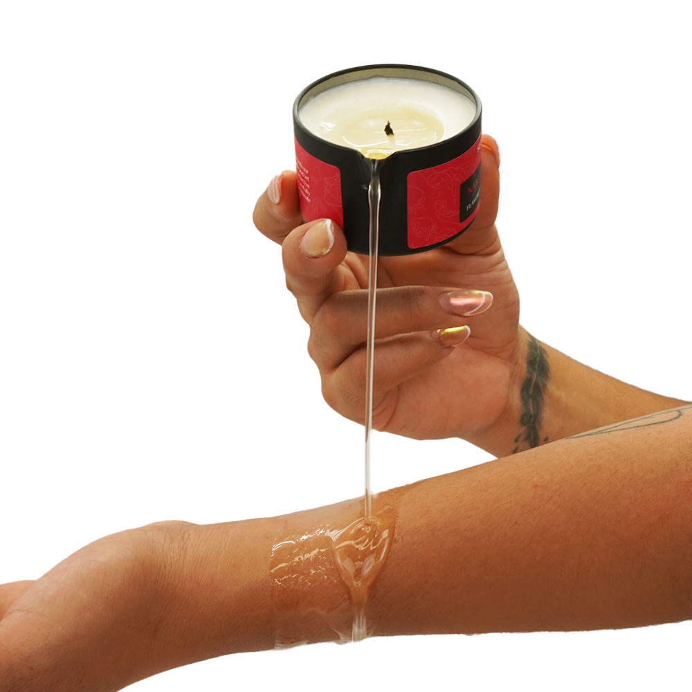Kissable Massage Candle Naughty Berry