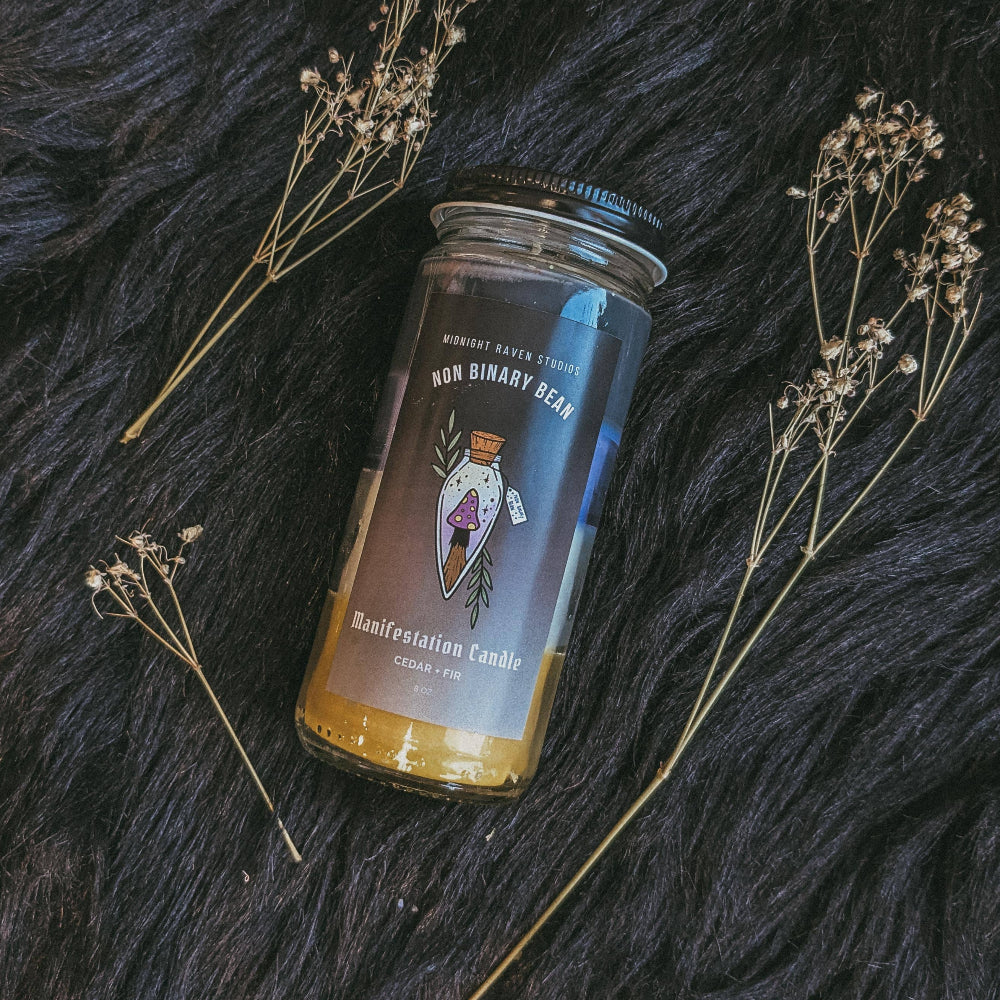 Enby Manifestation Candle