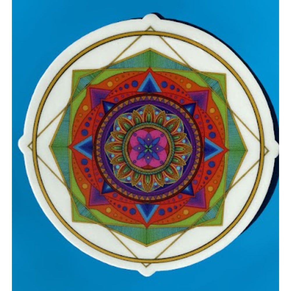 Geometric Mandala Bloom - Local Sticker