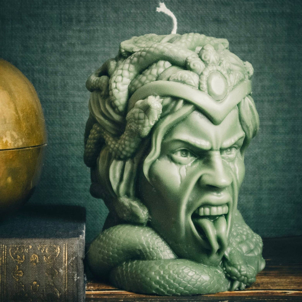 Medusa Pillar Candle
