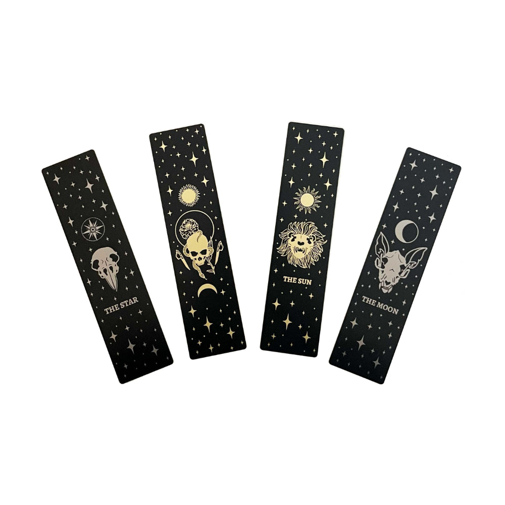 Metal Celestial Tarot Bookmark