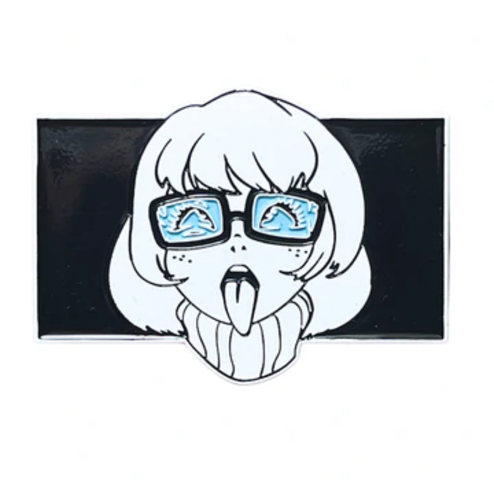 Nerdy Girl Enamel Pin