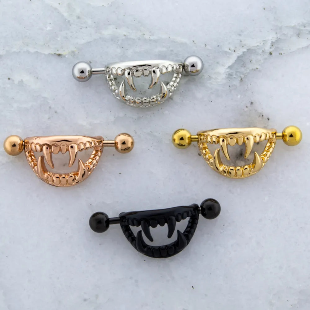 Nipple Ring Fangs