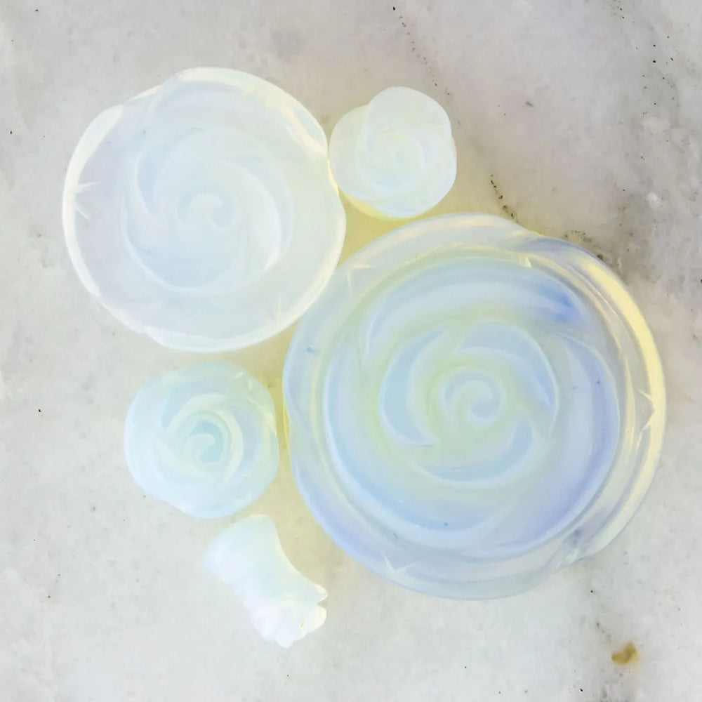 Opalite Stone Rose Plugs