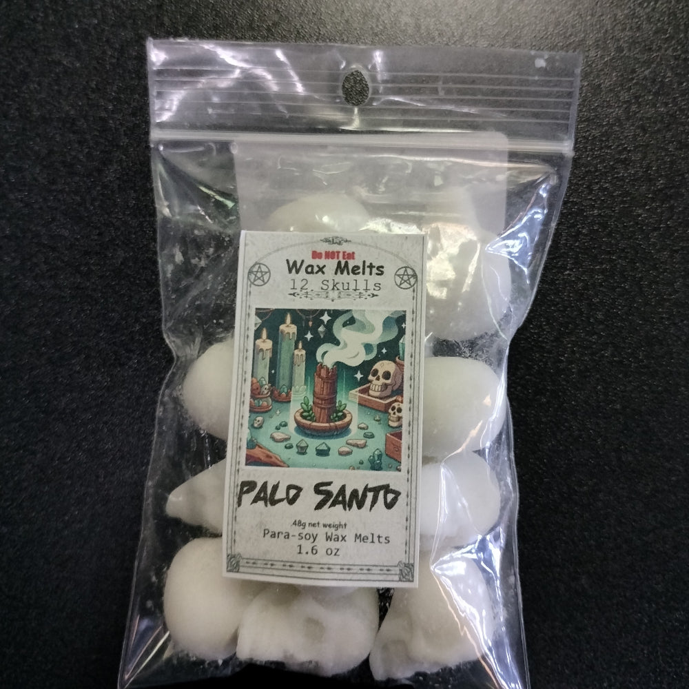Palo Santo Mini Skull Wax Melts