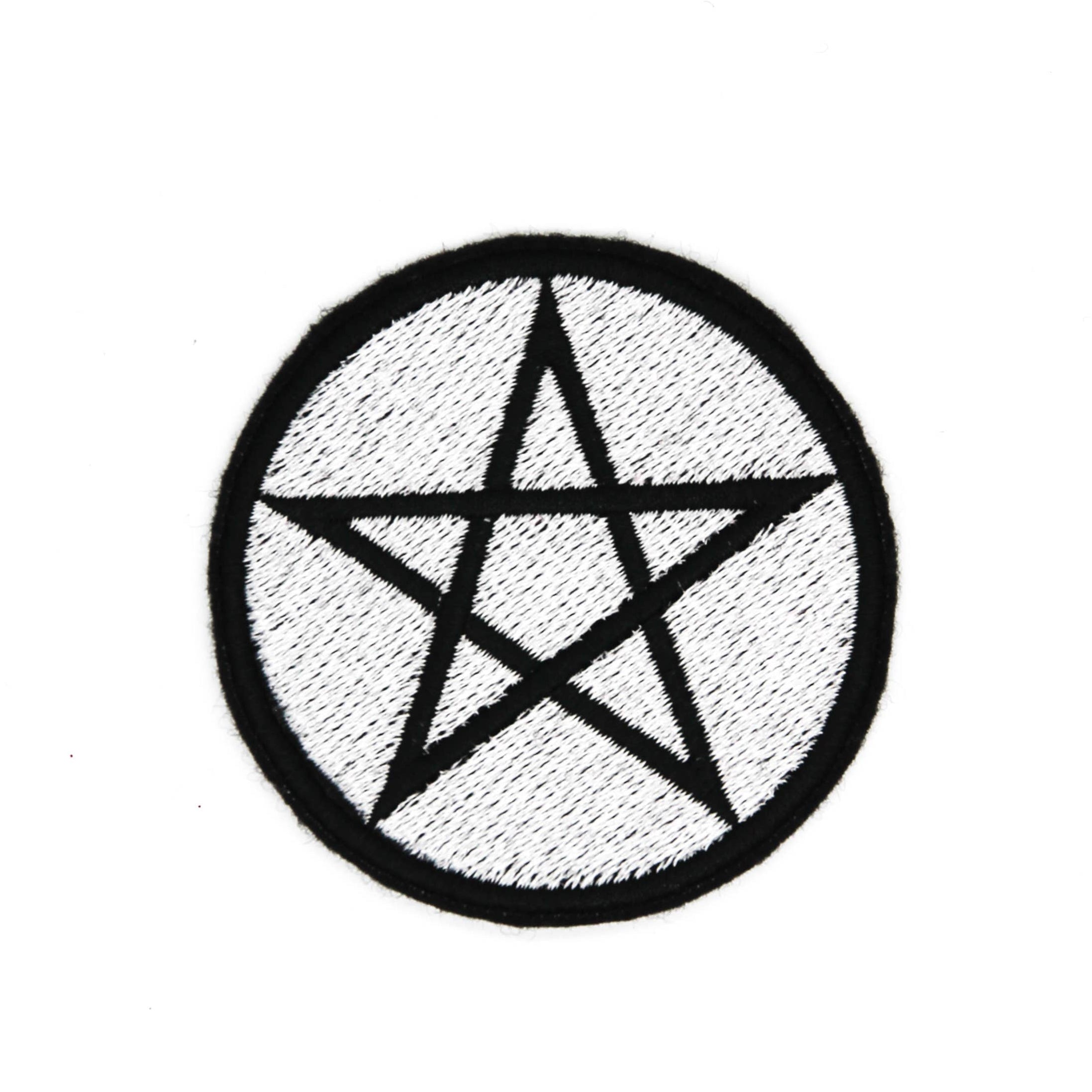 Pentacle Star Witch Iron On Patch