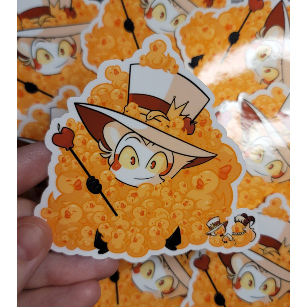 Pile of Ducks Sticker