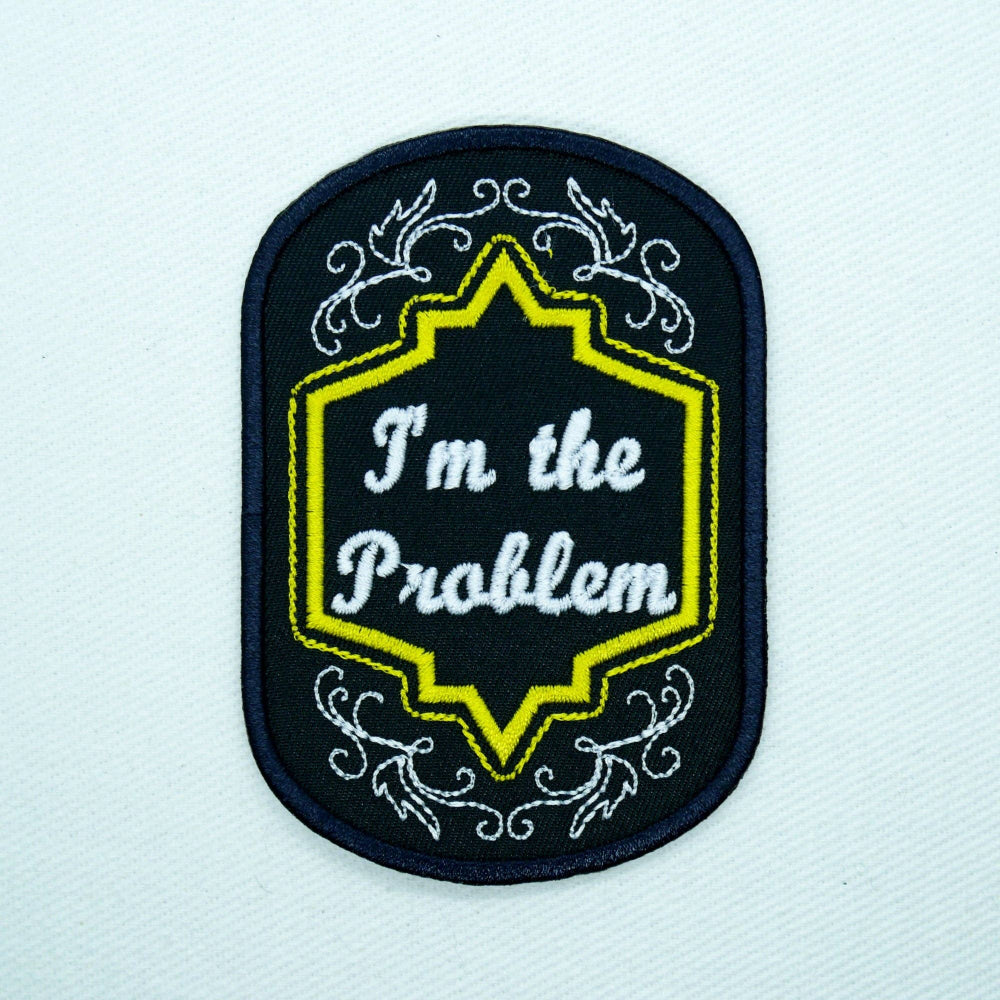 Problem Badge Iron On Patch