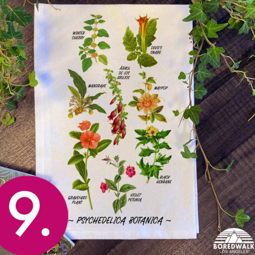 Psychedelica Botanica Kitchen Towel