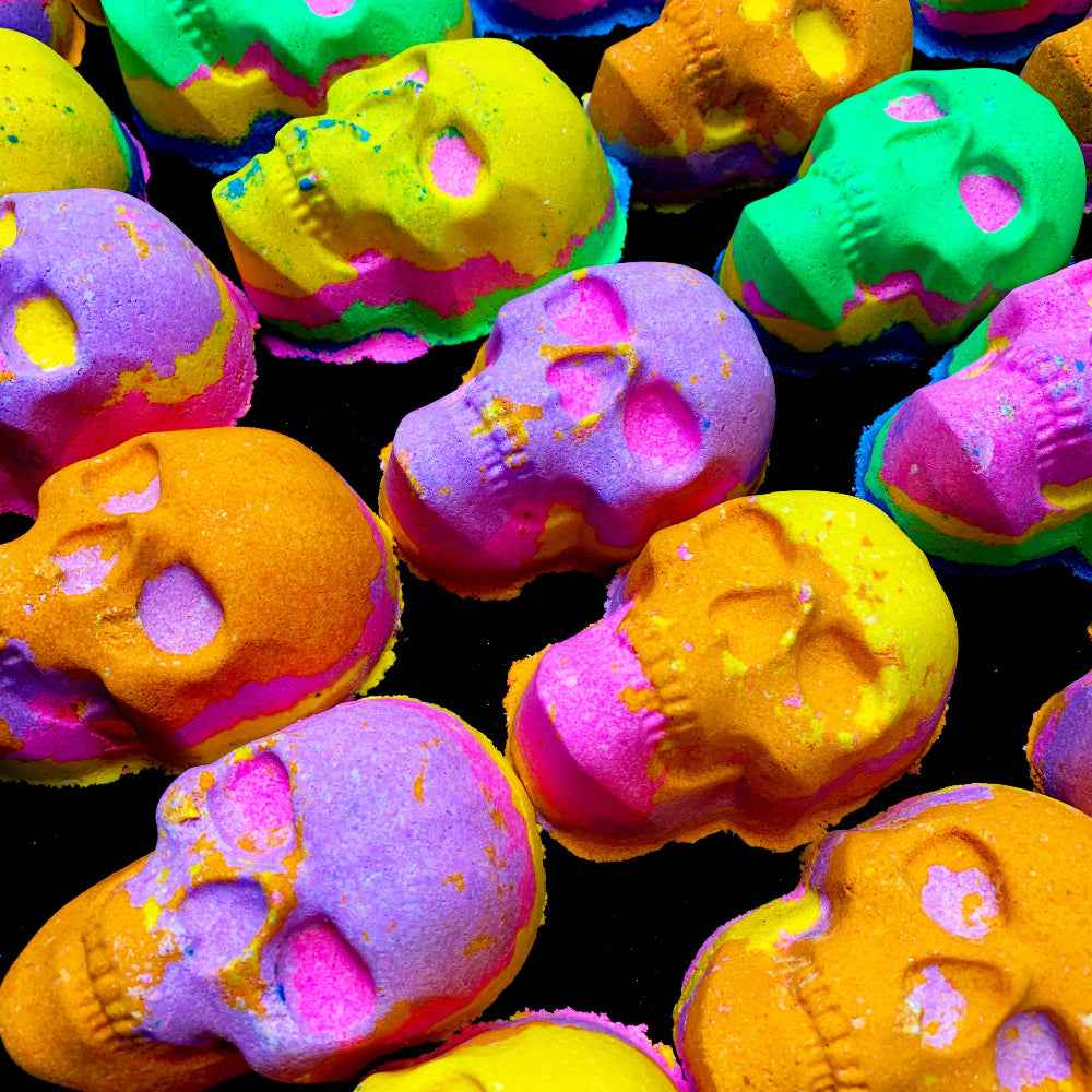 Rainbow Skull Bath Bomb