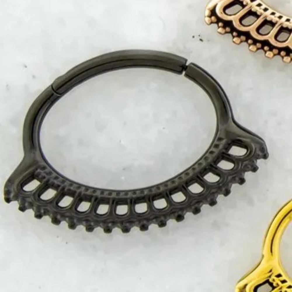 Septum Clicker Filigree Loops
