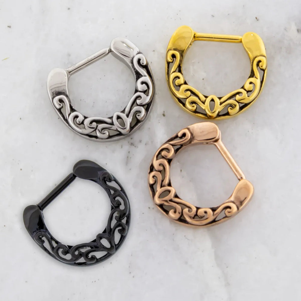 Septum Clicker Ornate Filigree