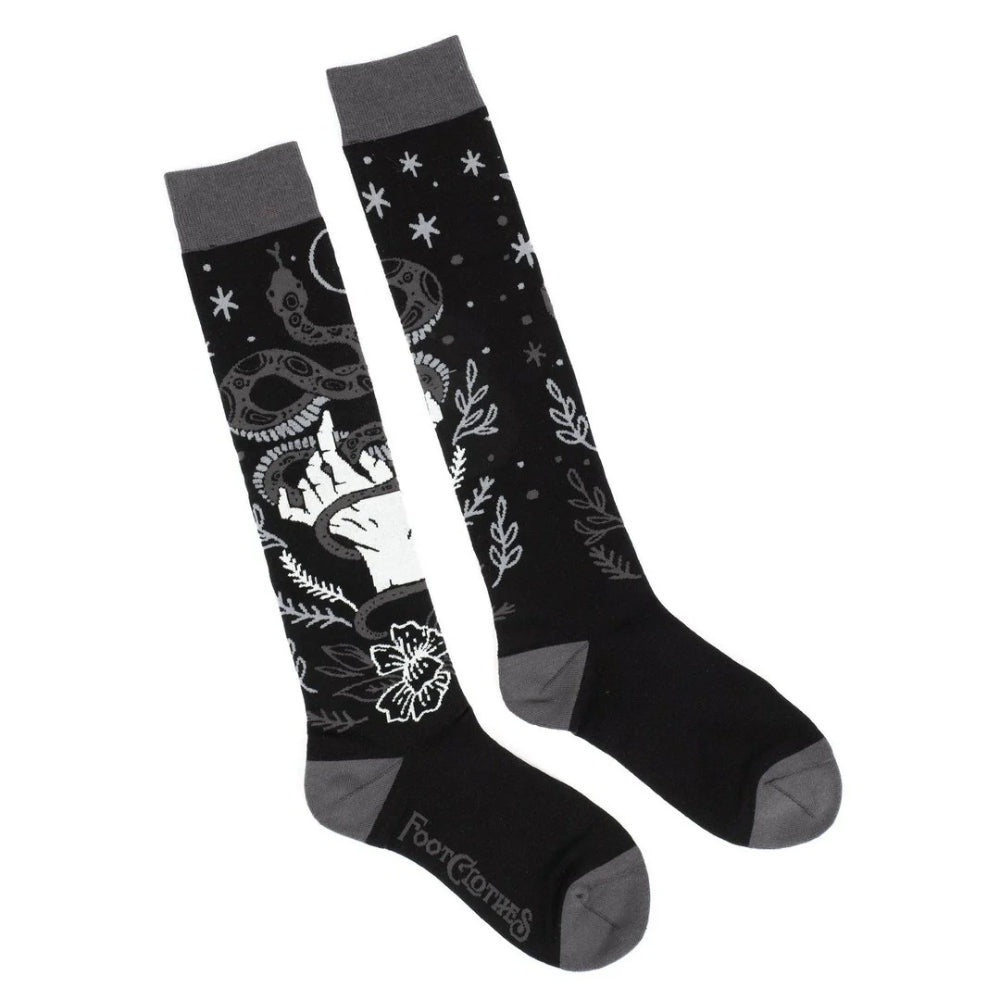 Serpentine Witch Knee High Socks