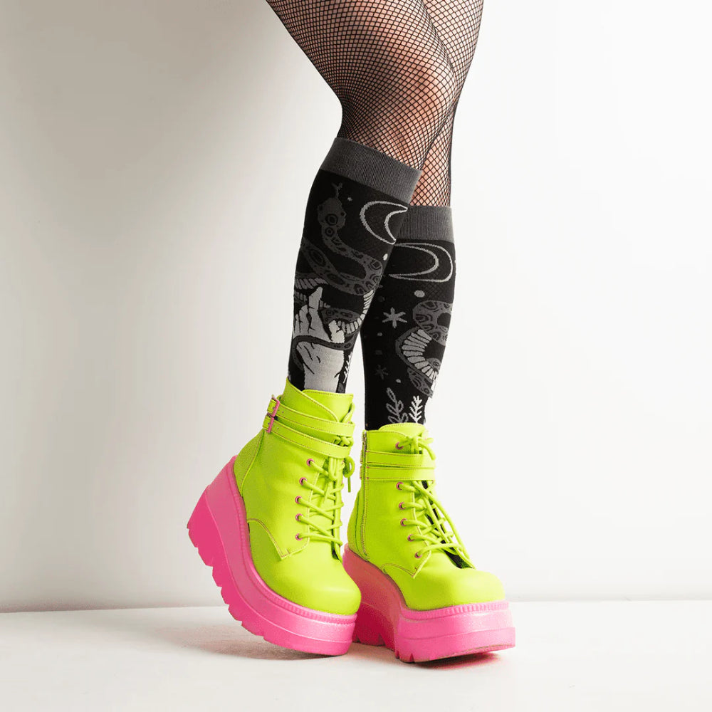 Serpentine Witch Knee High Socks