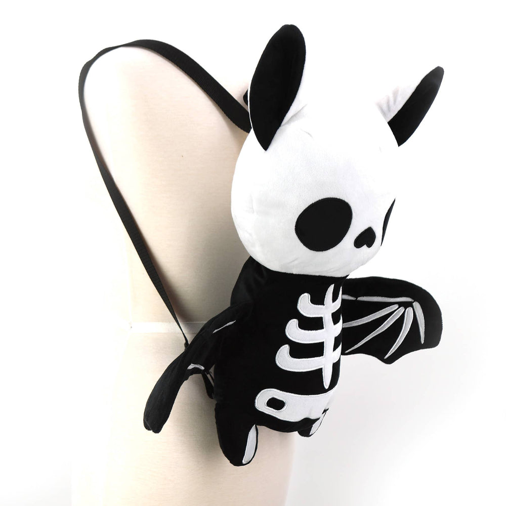 Skeleton Bat Plush Backpack