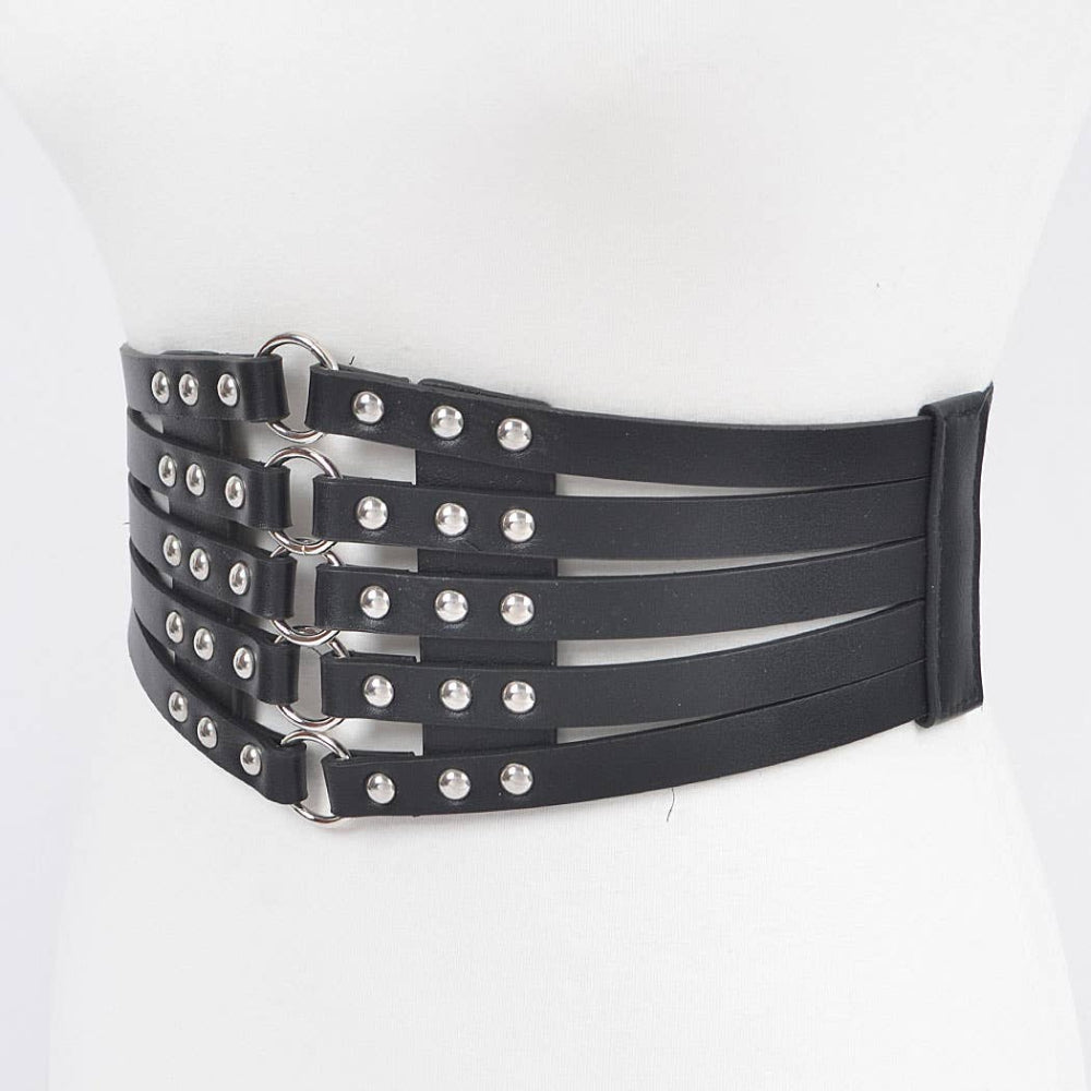 Studded Wide Belt
