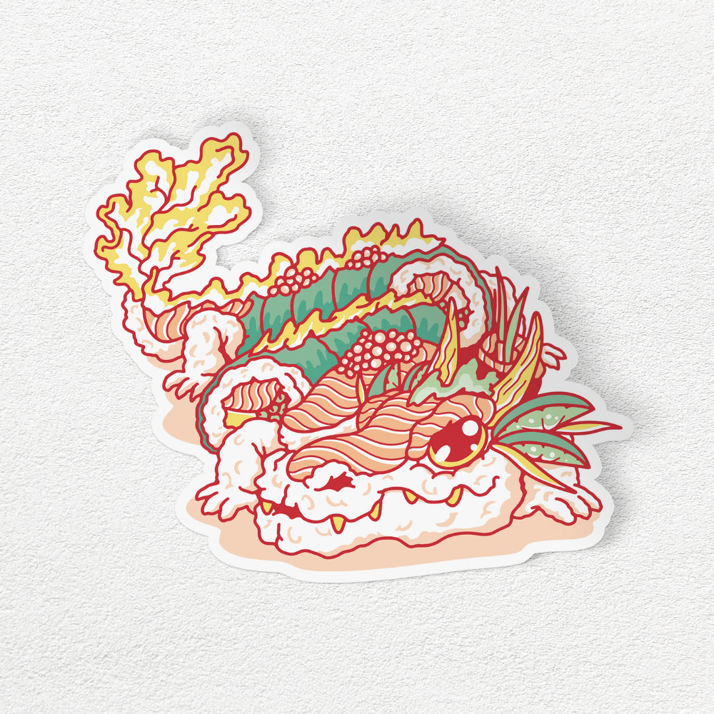 Sushi Dragon Sticker