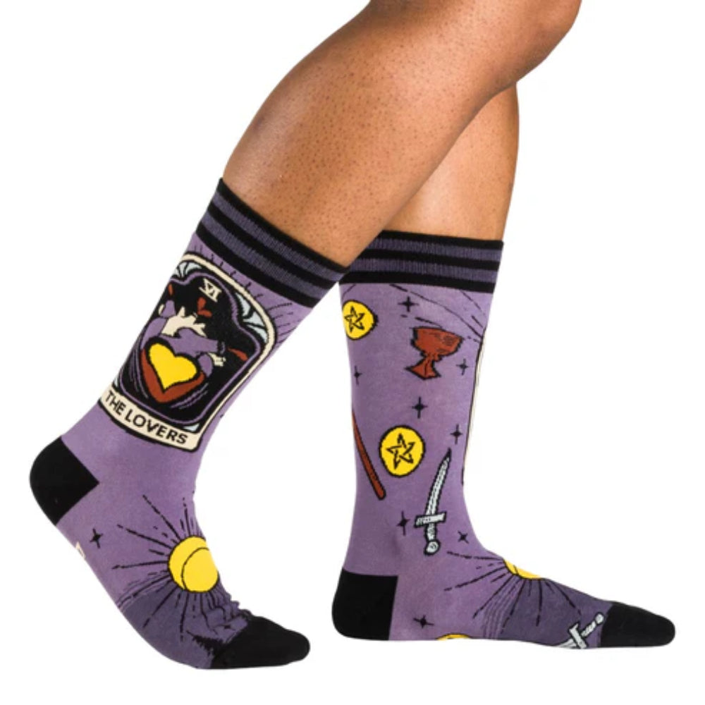 Tarot Nouveau Lovers Crew Socks