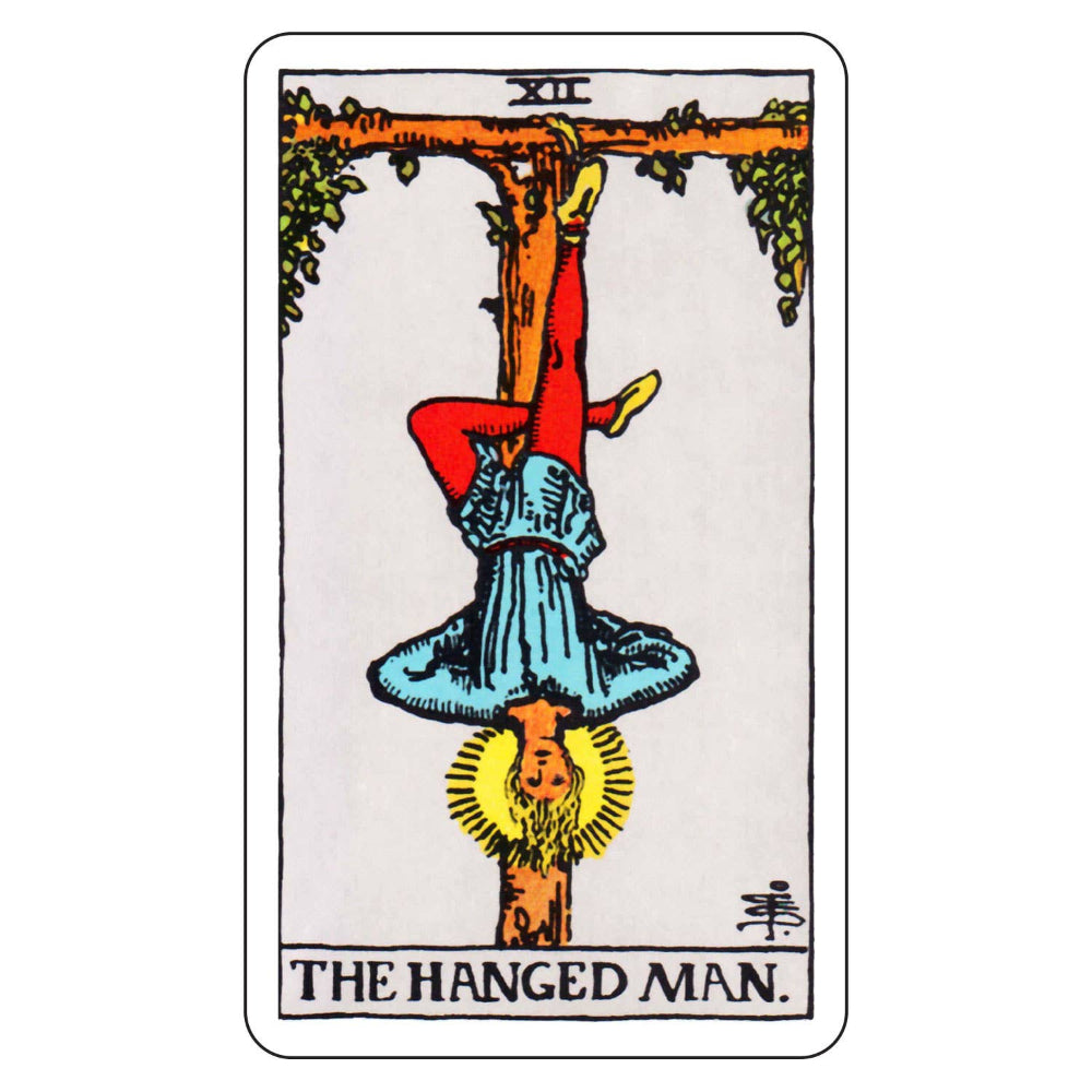 Tarot Sticker - The Hanged Man Small (1.5"x2.5")