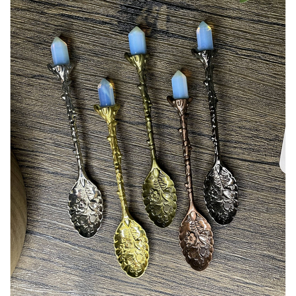 Tea and Herb Spoon with Opalite